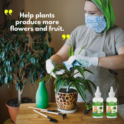 Organic Plant Boost - Faster Growth & Stronger Roots (Pack of 3)